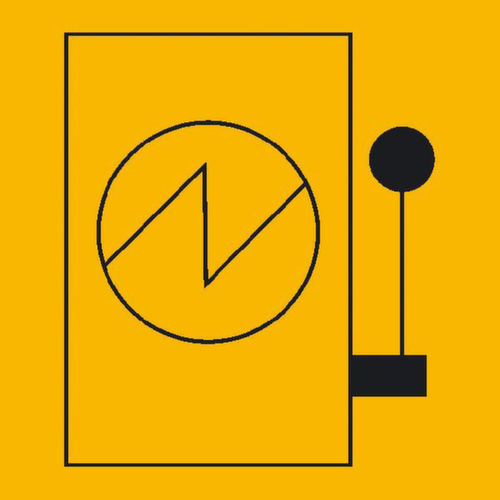 Panneau indicateur SafetyMarking® relatif à l'électrotechnique  L