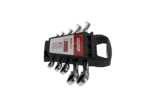 GEDORE R07205005 Jeu de clés mixtes à cliquet SW8-19 mm 5 pièces L