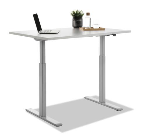 Topstar bureau à hauteur réglable électriquement E-Table Smart avec piètement en T  L