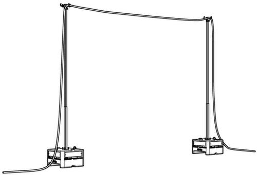 Schake rack pour panneau d'avertissement L