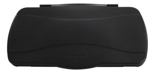 Rubbermaid Couvercle à charnière Slim Jim® pour collecteur de recyclage, noir L