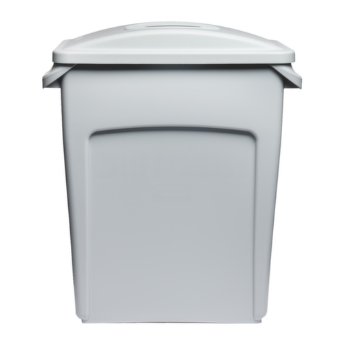 Rubbermaid Couvercle Slim Jim® avec poignée pour collecteur de recyclage, gris  L