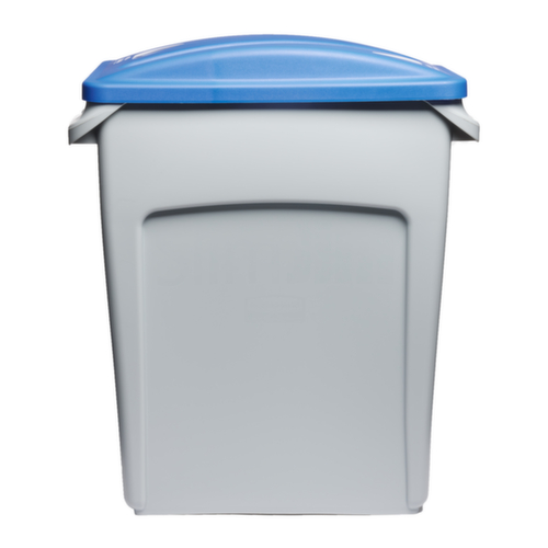 Rubbermaid capuchon de palier pour le papier Slim Jim® pour collecteur de recyclage, bleu  L