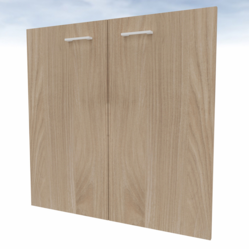 Quadrifoglio Porte à double battant pour panneau de séparation, hauteur x largeur 860 x 830 mm