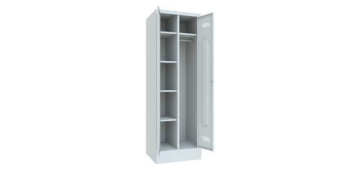 PAVOY Armoire à linge Basis RAL7035, largeur de compartiment 300 mm  L