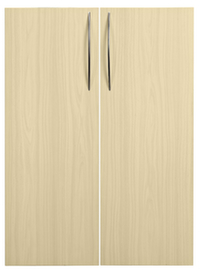 Porte à double battant Terra Nova pour rayonnage de bureau, hauteur x largeur 1140 x 800 mm