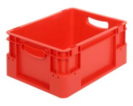 Bacs industriels gerbables, rouge, capacité 15 l