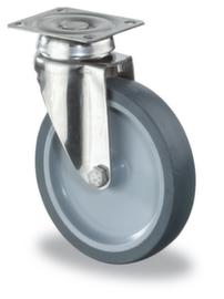 BS-ROLLEN Roulette pour machines non tachante avec bandage thermoplastique, force 40 kg, TPE bandage