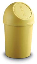 helit Poubelle « Push », 6 l, jaune