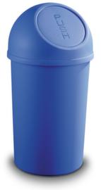 helit Poubelle « Push », 25 l, bleu