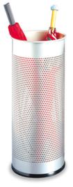 Durable Corbeille à papier/porte-parapluies, 28,5 l, argent métallisé