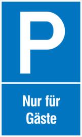 Panneau de parking, panneau d'information