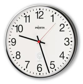 PEWETA Horloge murale industrielle Ø 300 mm, avec chiffres arabes, Ø 300 mm