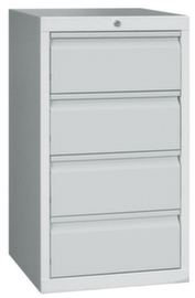 PAVOY Armoire à tiroirs Basis RAL7035, 4 tiroir(s), RAL7035 gris clair/RAL7035 gris clair