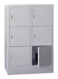 PAVOY armoire multicases Basis, 6 compartiments