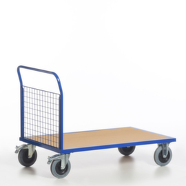 Rollcart Wagon à parois de bout de grille, force 400 kg, plateau longueur x largeur 850 x 400 mm