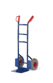 Rollcart Diable d'empilage pliable, force 200 kg, TPE bandage