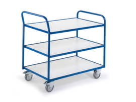 Rollcart Chariot à plateaux ESD 790x490 mm, force 300 kg, 3 plateaux