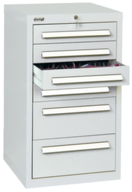 stumpf Armoire à tiroirs ST 420, 6 tiroir(s), RAL7035 gris clair/RAL7035 gris clair