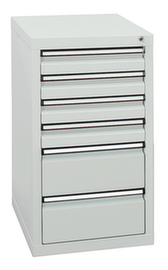 stumpf Armoire à tiroirs ST 410, 6 tiroir(s), RAL7035 gris clair/RAL7035 gris clair