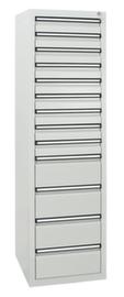 stumpf Armoire à tiroirs ST 410, 13 tiroir(s), RAL7035 gris clair/RAL7035 gris clair