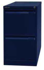 Bisley Armoire pour dossiers suspendus, 2 extensions, bleu Oxford/bleu Oxford