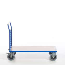 Rollcart Wagon à parois de bout de grille, force 500 kg, plateau longueur x largeur 1200 x 800 mm