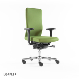 Löffler Siège de bureau pivotant avec assise à noyau de ressorts ensachés, vert