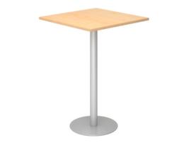 Table haute, largeur x profondeur 800 x 800 mm, panneau érable