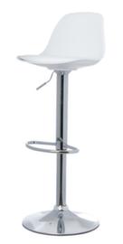 Paperflow Tabouret de bar Bobba, assise blanc