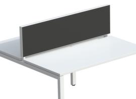 Paperflow Cloison de table, hauteur x largeur 330 x 1200 mm, paroi anthracite