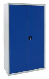 stumpf Armoire à portes battantes avec tablettes galvanisées, largeur 1000 mm