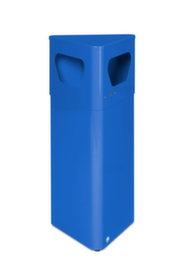 VAR Conteneur de tri sélectif triangulaire DE 41, 32 l, RAL5010 bleu gentiane