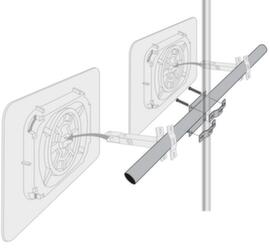 PROCITY Support de connexion pour miroir routier