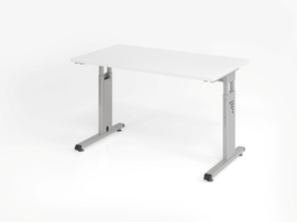 Bureau étroit Mini-Office O-Serie avec piètement en C