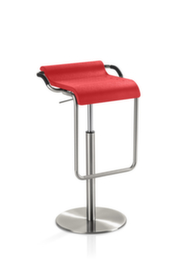 Mayer Sitzmöbel Tabouret de bar réglable en hauteur myOPUS, assise rouge