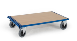 Rollcart Chariot porte-panneaux avec galet de démarrage, force 600 kg, plateau longueur x largeur 1200 x 800 mm