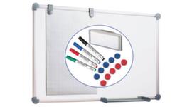 MAUL Tableau blanc MAULpro avec kit de base, hauteur x largeur 600 x 900 mm