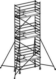 Hymer Échafaudage roulant 8371 avec potences