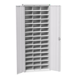 bott Armoire de tri courrier verso, 45 compartiments, RAL7035 gris clair/RAL7035 gris clair