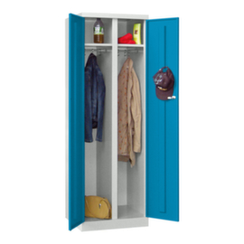 PAVOY Armoire à vêtements/linge Basis Plus à 2 compartiments, largeur de compartiment 300 mm