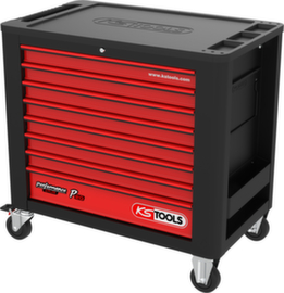 KS Tools PERFORMANCEplus P20 BLACK/ROT Chariot d'atelier avec 8 tiroirs