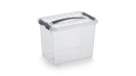 Conteneur de stockage ECO, transparent, capacité 9 l, couvercle avec poignée