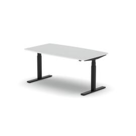 Nowy Styl Table de conférence hauteur réglable électriquement eModel 3.0, largeur x profondeur 1600 x 800 mm, panneau MB White Grey