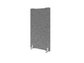 cloison acoustique sans cadre autonome, hauteur x largeur 1800 x 1000 mm, paroi gris chiné