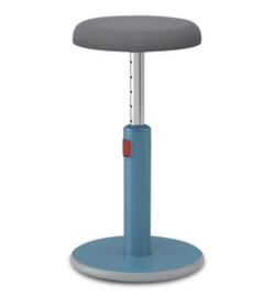 Leitz tabouret assis-debout Ergo Cosy Aktiv, assise gris, partie inférieure du pied antidérapante