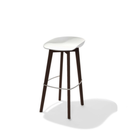 VEBA Tabouret de bar Essentials Keeve, assise blanc