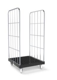 Conteneur à roulettes BASICline, force 500 kg, longueur x largeur 815 x 724 mm