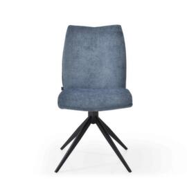 Bisley Siège visiteur Easy Meet F 739 avec dossier capitonné, assise tissu (100 % polyester), bleu Oxford