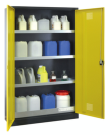 Lacont Armoire pour produits dangereux storeLAB CS Eco 1200 P, hauteur x largeur x profondeur 1950 x 1200 x 400 mm